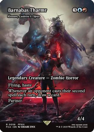 Barnabas Tharmr - Kraum, Ludevic's Opus (Showcase) (056) Foil - FINAL FANTASY: Through the Ages
