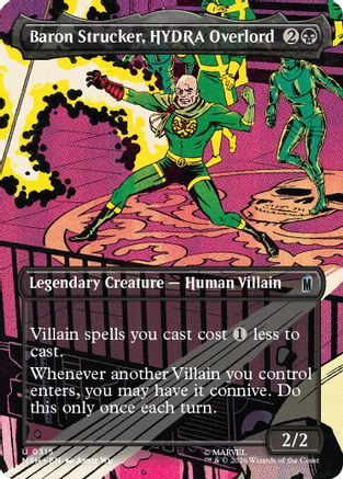Baron Strucker, HYDRA Overlord (Borderless) (315) - Marvel Super Heroes