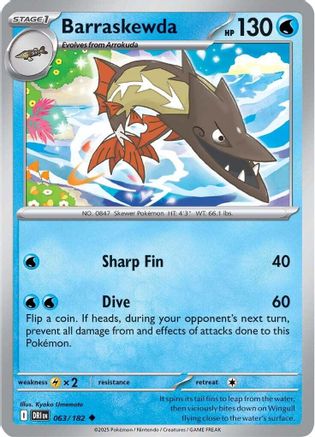Barraskewda (63) Reverse Holofoil - Destined Rivals