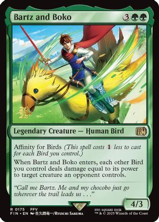 Bartz and Boko (175) Foil - FINAL FANTASY