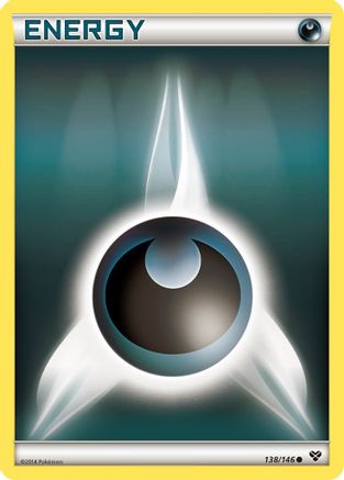 Basic Darkness Energy (138) - XY Base Set