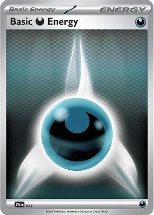 Basic Darkness Energy (23) Reverse Holofoil - Scarlet & Violet