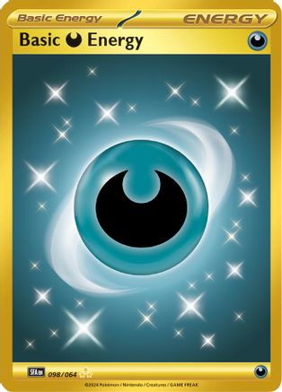 Basic Darkness Energy (Gold) (98) Holofoil - Shrouded Fable