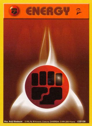 Basic Fighting Energy (125) - Base Set 2