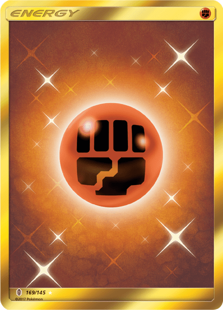 Basic Fighting Energy (Gold) (169) Holofoil - Guardians Rising