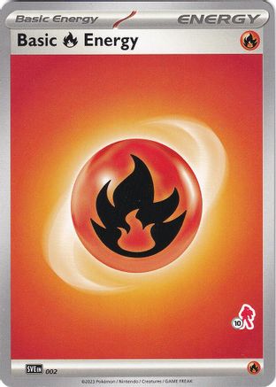 Basic Fire Energy (#10 Armarouge) (2) - Battle Academy 2024