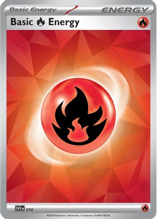 Basic Fire Energy (10) Holofoil - Scarlet & Violet