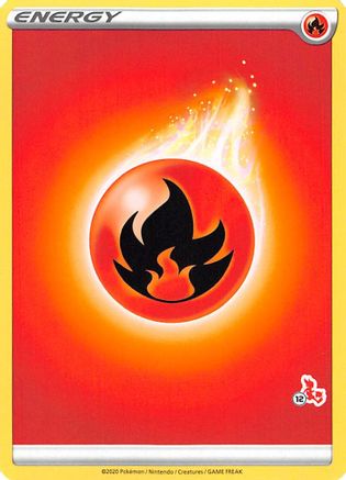 Basic Fire Energy (#12 Cinderace) - Battle Academy 2022