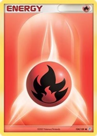Basic Fire Energy (124) - Diamond & Pearl