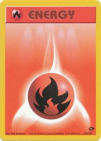 Basic Fire Energy (128) (Unlimited) - Gym Challenge