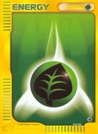 Basic Grass Energy (162) Reverse Holofoil - Expedition