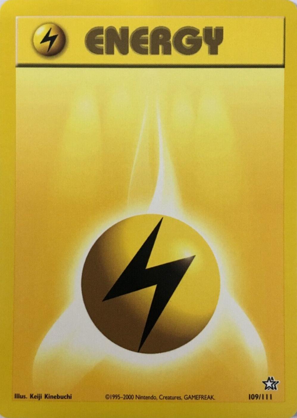 Basic Lightning Energy (109) (Unlimited) - Neo Genesis