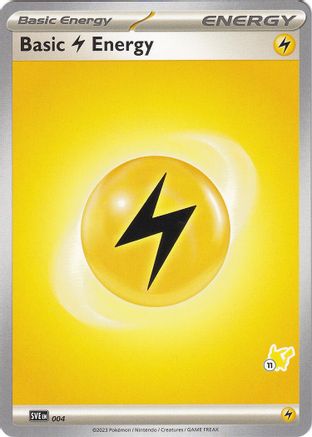 Basic Lightning Energy (#11 Pikachu) (4) - Battle Academy 2024