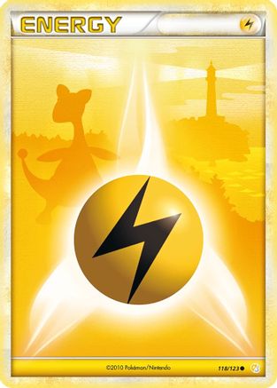 Basic Lightning Energy (118) Reverse Holofoil - HeartGold & SoulSilver