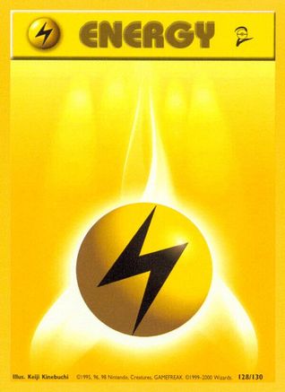 Basic Lightning Energy (128) - Base Set 2