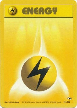 Basic Lightning Energy (130) (Unlimited) - Gym Heroes