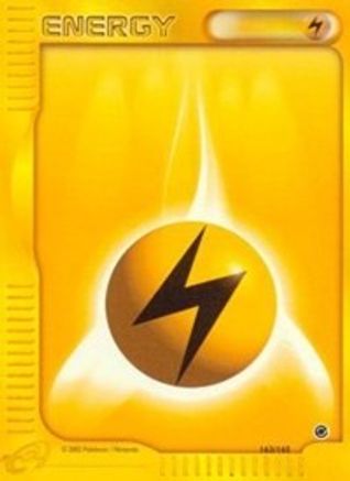 Basic Lightning Energy (163) Reverse Holofoil - Expedition