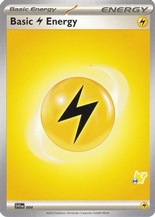 Basic Lightning Energy (#24 Pikachu) (4) - Battle Academy 2024