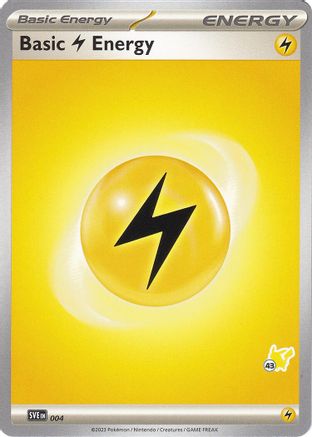 Basic Lightning Energy (#43 Pikachu) (4) - Battle Academy 2024