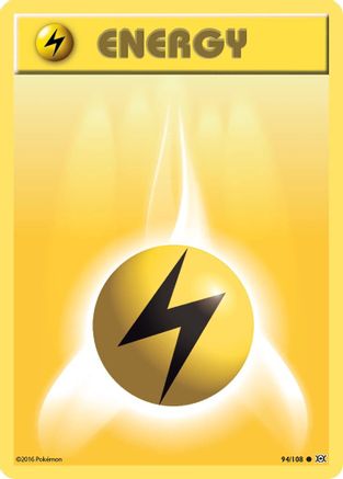 Basic Lightning Energy (94) Reverse Holofoil - Evolutions