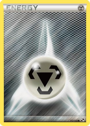 Basic Metal Energy (112) Reverse Holofoil - Black & White