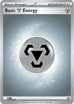 Basic Metal Energy (8) Reverse Holofoil - Mega Evolution