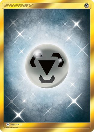Basic Metal Energy (Gold) (163) Holofoil - Sun & Moon