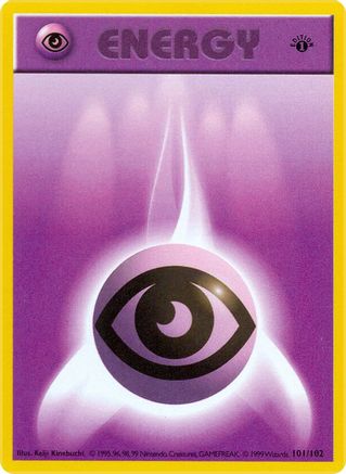 Basic Psychic Energy (101) (Unlimited) - Base Set (Shadowless)