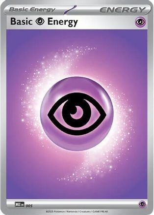 Basic Psychic Energy (5) Reverse Holofoil - Mega Evolution