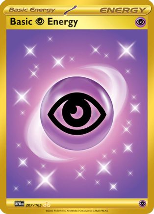 Basic Psychic Energy (Gold) (207) Holofoil - 151