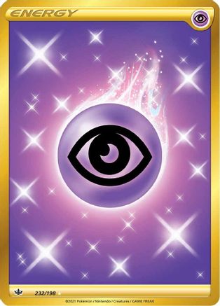 Basic Psychic Energy (Gold) (232) Holofoil - Chilling Reign