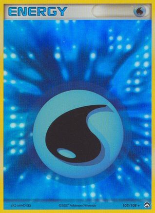 Basic Water Energy (105) Holofoil - Power Keepers