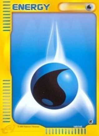 Basic Water Energy (165) Reverse Holofoil - Expedition