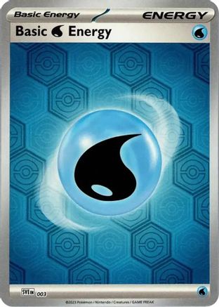 Basic Water Energy (3) Reverse Holofoil - Shrouded Fable