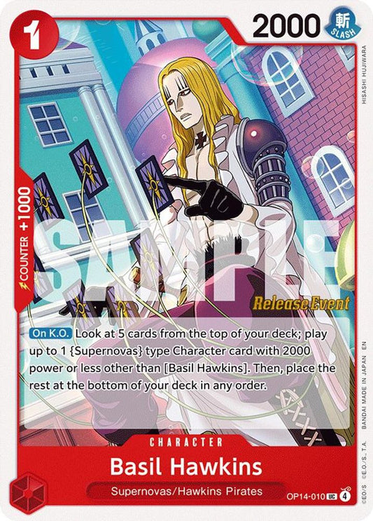 Basil Hawkins (OP14-010) Release Event Cards