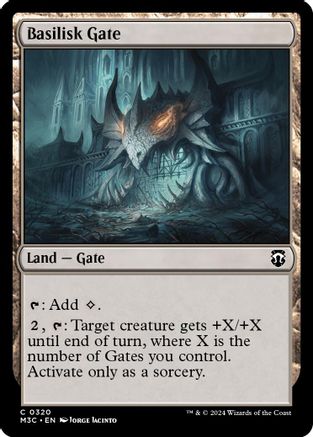 Basilisk Gate (320) Ripple Foil - Commander: Modern Horizons 3