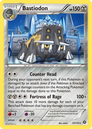 Bastiodon (70) Reverse Holofoil - Steam Siege