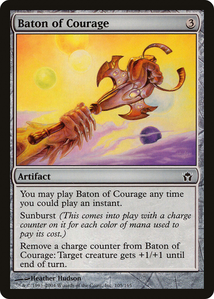 Baton of Courage (105) Foil - Fifth Dawn