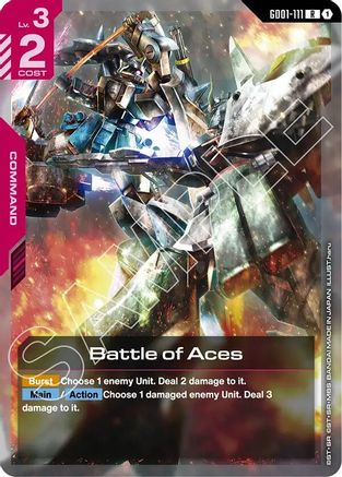 Battle of Aces (GD01-111) Holofoil - Starter Deck 09: Destiny Ignition