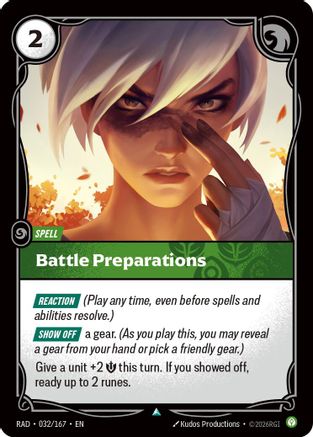 Battle Preparations (032) - Radiance