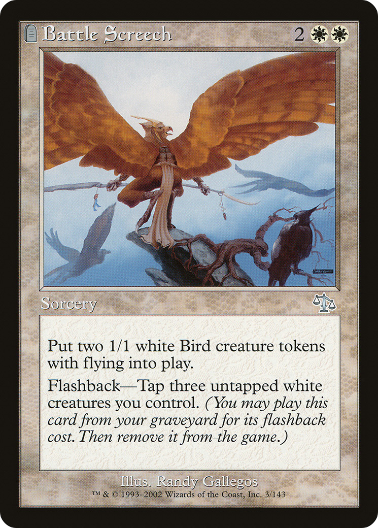 Battle Screech (003) Foil - Judgment