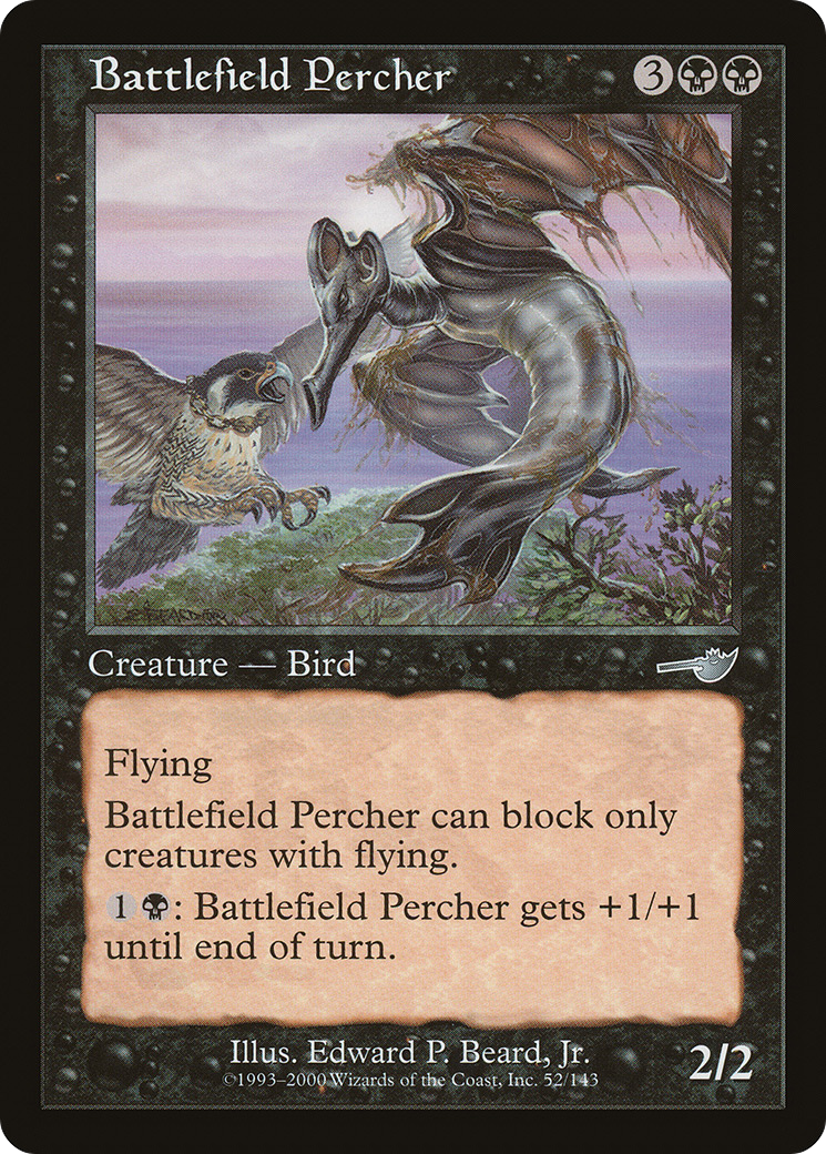 Battlefield Percher (052) Foil - Nemesis