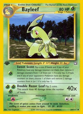 Bayleef (29) (1st Edition) - Neo Genesis