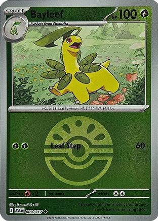 Bayleef (Friend Ball) (9) Reverse Holofoil - Ascended Heroes