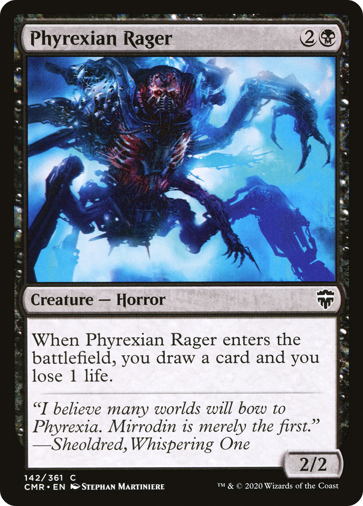 Phyrexian Rager (142) Foil - Commander Legends