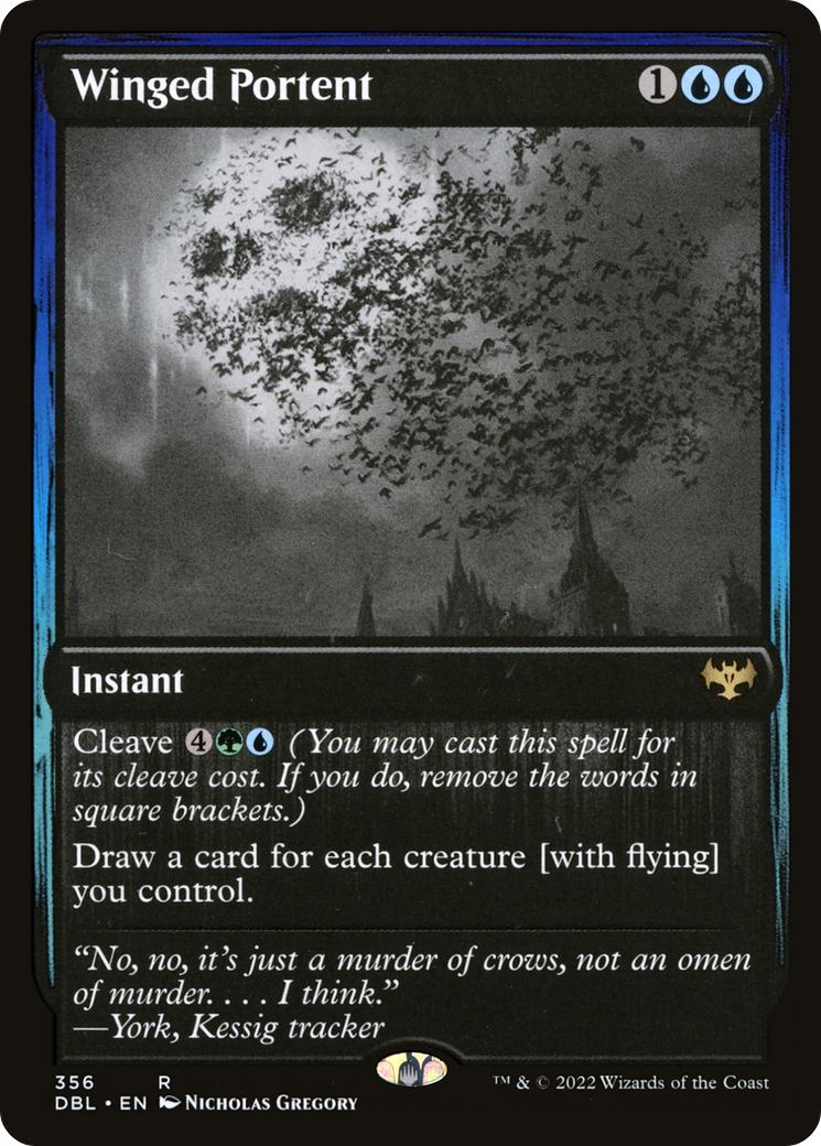 Winged Portent [Innistrad: Double Feature] | Silver Goblin