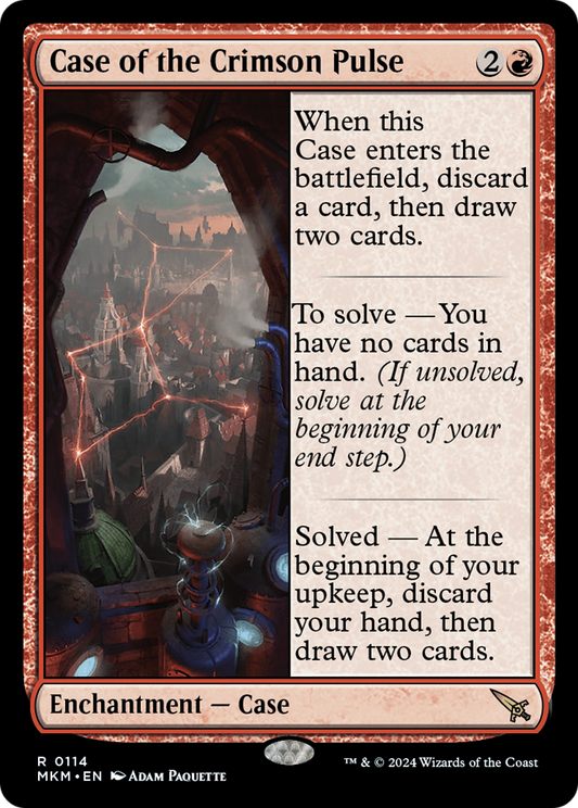 Case of the Crimson Pulse [Murders at Karlov Manor] Foil