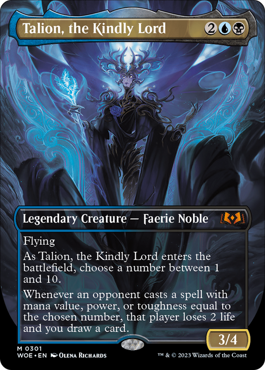 Talion, the Kindly Lord (Borderless) (301) - Wilds of Eldraine