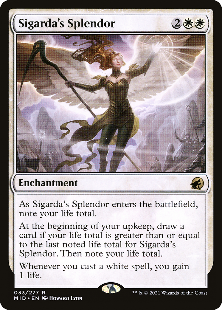 Sigarda's Splendor [Innistrad: Midnight Hunt] | Silver Goblin