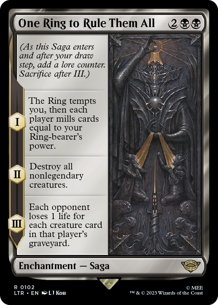 One Ring to Rule Them All (102) Foil - The Lord of the Rings: Tales of Middle-earth